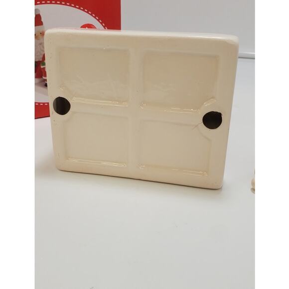 Holiday Style Christmas Napkin Holder Salt and Pepper Set, PRE-OWNED, IOB - Picture 9 of 13